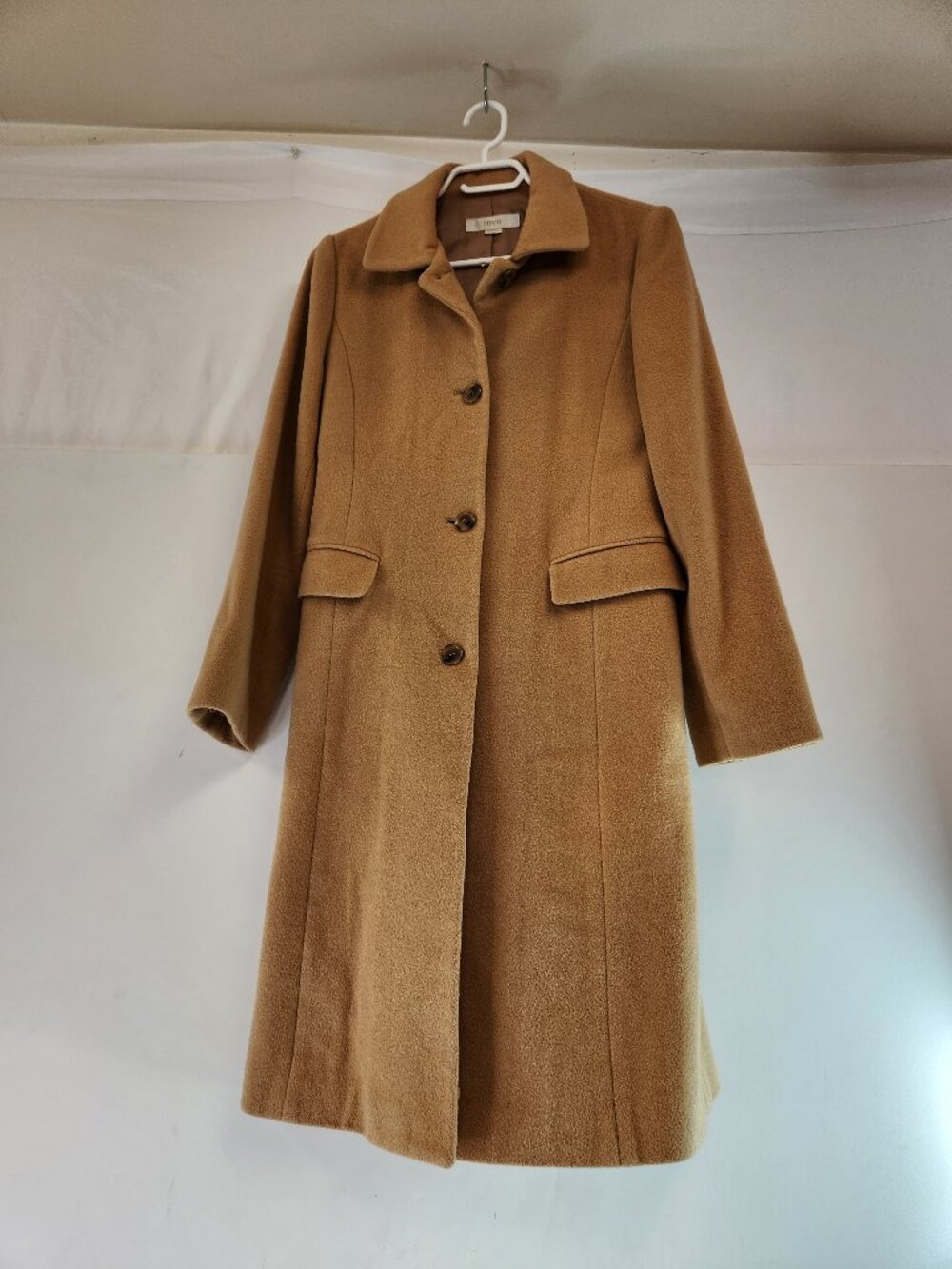 Invu Women's Long Brown Trench Coat
